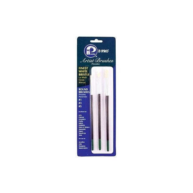 Premier 3-Piece Artist Paint Brush Assortment