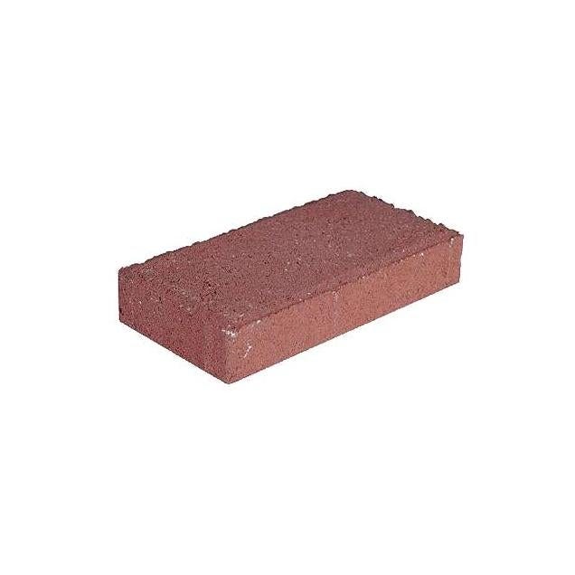 Oldcastle 4 In. x 8 In. Red/Charcoal Concrete Holland Paver Oldcastle 4 In. x 8 In. Red/Charcoal Concrete Holland Paver