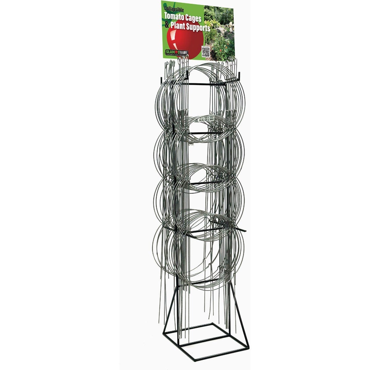 Glamos 54 In. Heavy Duty Collapsible Galvanized Tomato Cage - photo 5