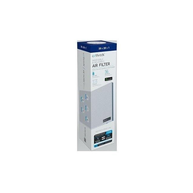 Airthreds 20 In. x 20 In. x 1 In. Washable Furnace Filter - photo 2 Airthreds 20 In. x 20 In. x 1 In. Washable Furnace Filter - photo 2