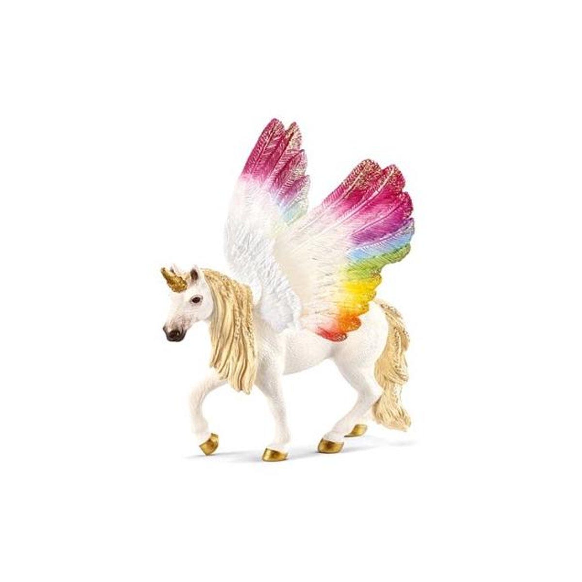 Schleich Rainbow Winged Unicorn Toy Animal Figure