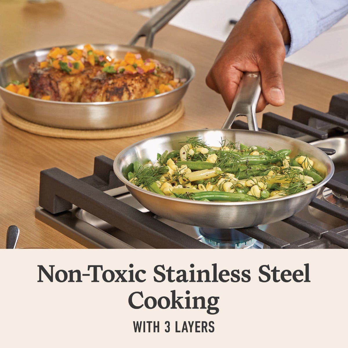 Calphalon Stainless Steel 6-Piece Cookware Set, Silver - photo 4