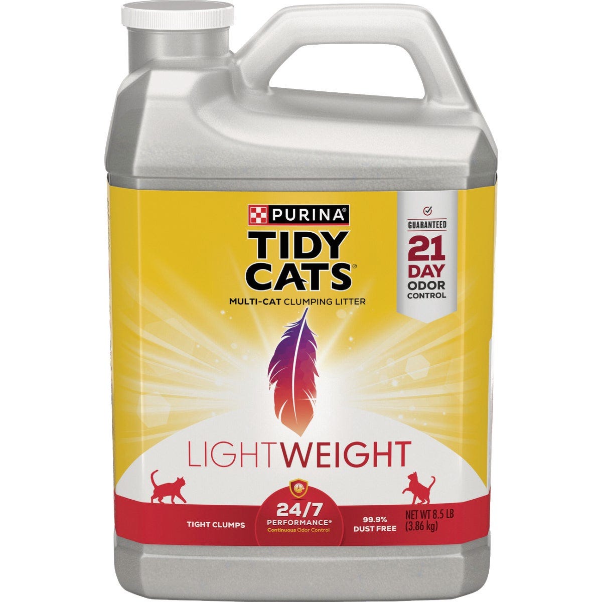 Purina Tidy Cats 8.5 Lb. Clumping LightWeight 24/7 Performance Odor Control Cat Litter Purina Tidy Cats 8.5 Lb. Clumping LightWeight 24/7 Performance Odor Control Cat Litter