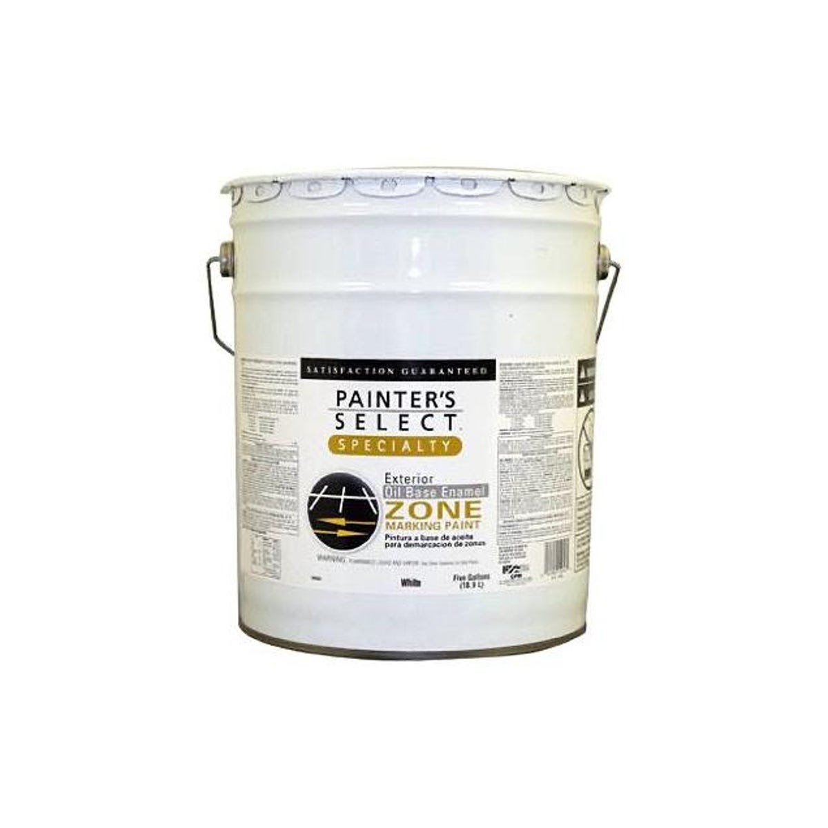 Painter's Select Specialty White Flat Oil-Based Field & Zone Marking Paint, 5 Gal. Painter's Select Specialty White Flat Oil-Based Field & Zone Marking Paint, 5 Gal.