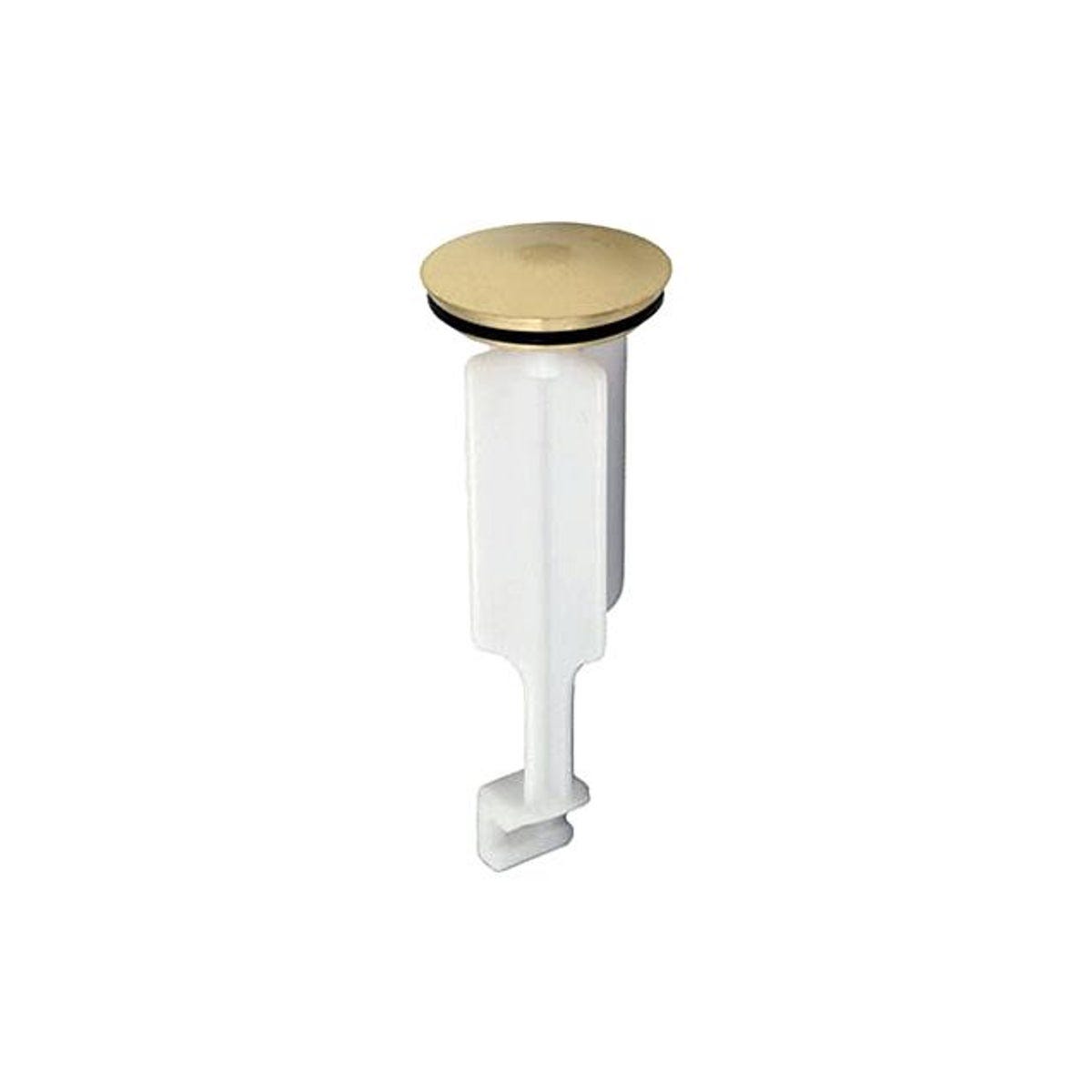 Master Plumber 3-23/32 In. x 1-1/4 In. Polished Brass Pop-Up Drain Stopper