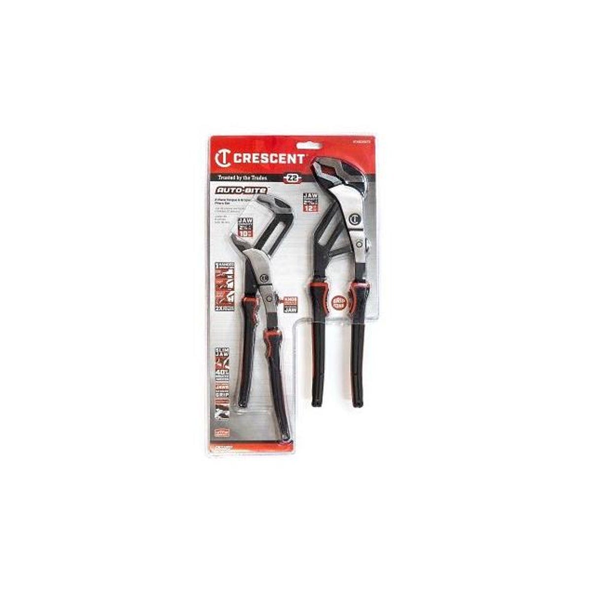 Crescent Z2 10 & 12 In. Auto-Bite Tongue & Groove Plier Set (2-Piece) - photo 3