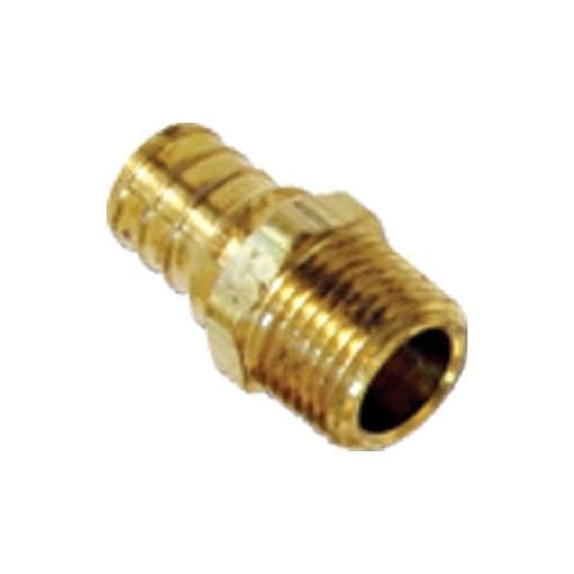 Sharkbite Lead-Free 3/4 In. MPT Brass Barb Pex Pipe Insert Adapter (25-Pack) Sharkbite Lead-Free 3/4 In. MPT Brass Barb Pex Pipe Insert Adapter (25-Pack)