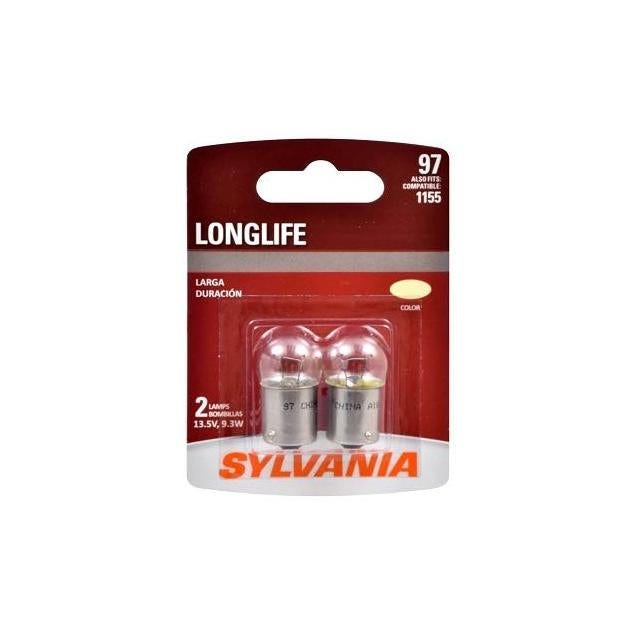 Sylvania 97LL BP2 Long Life Miniature Clear Bulb (2-Pack)