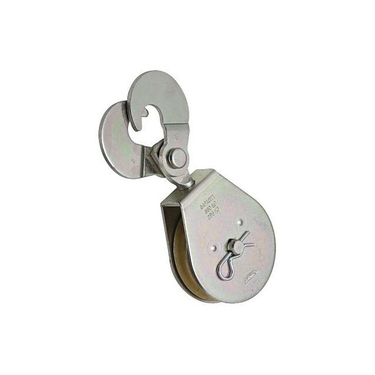 National Hardware 3 In. Zinc Scissor Hook Single Pulley
