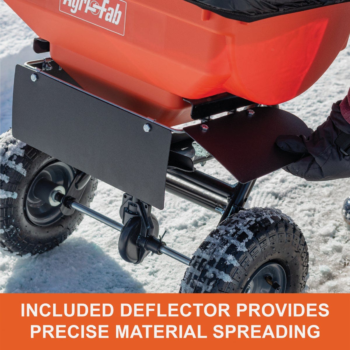 Agri-Fab Inc 85 Lb. Ice Melt Push Broadcast Spreader - photo 4