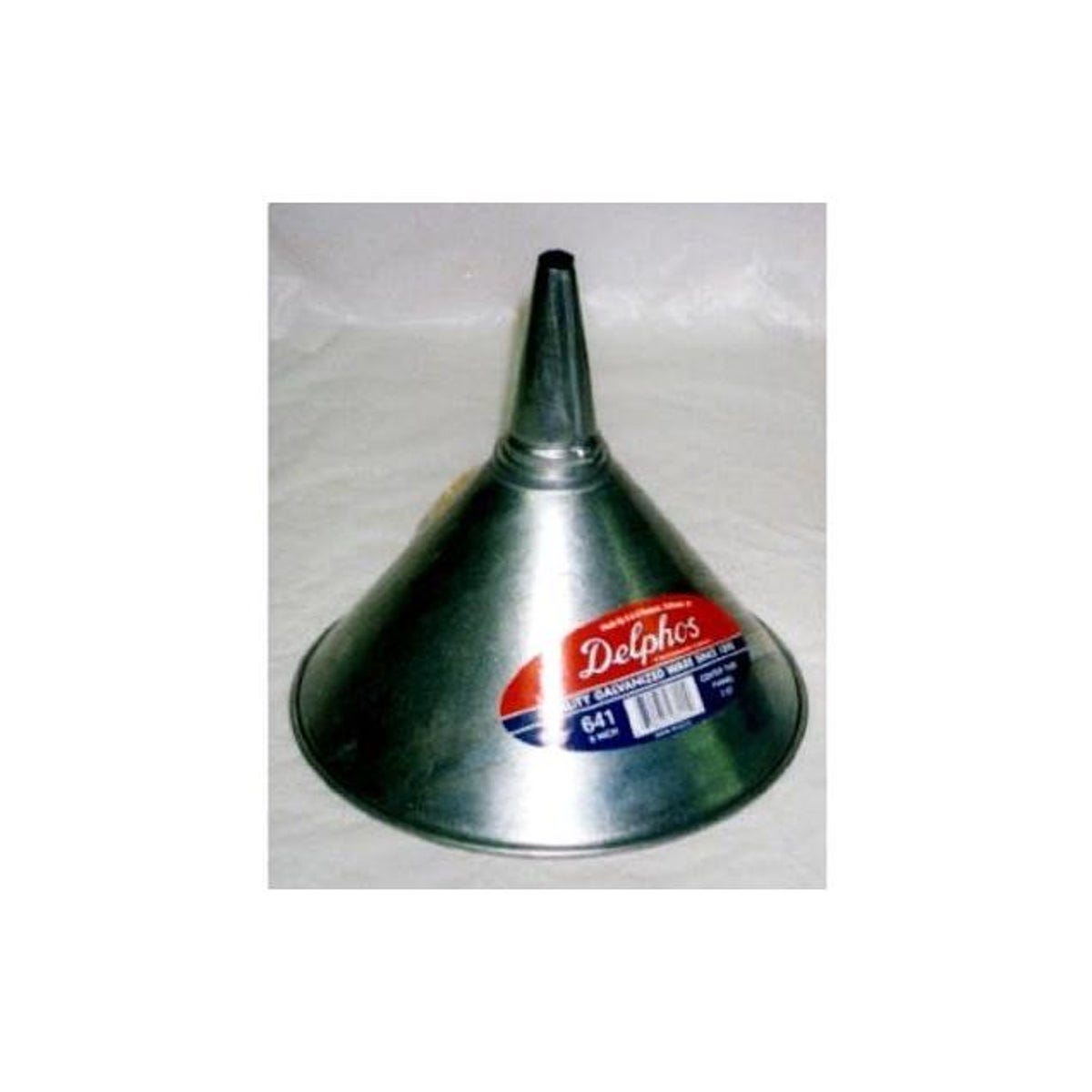 Delphos 7-3/4 In. Galvanized Wire Rim Funnel Delphos 7-3/4 In. Galvanized Wire Rim Funnel