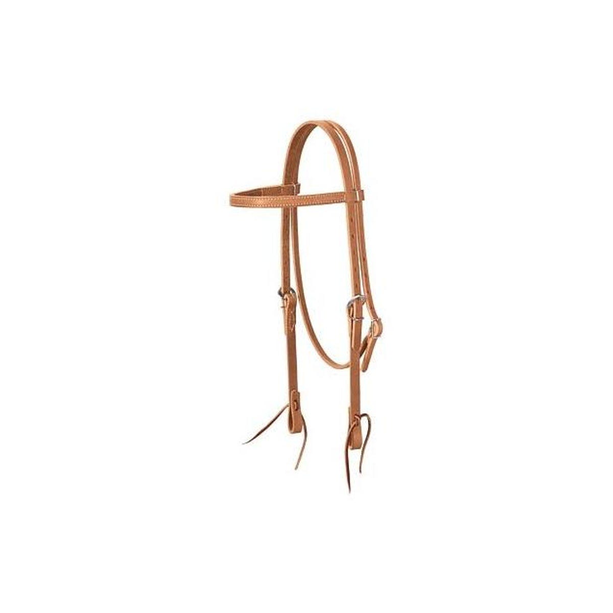 Weaver Leather 5/8 In. Brown Leather Harness Headstall Weaver Leather 5/8 In. Brown Leather Harness Headstall