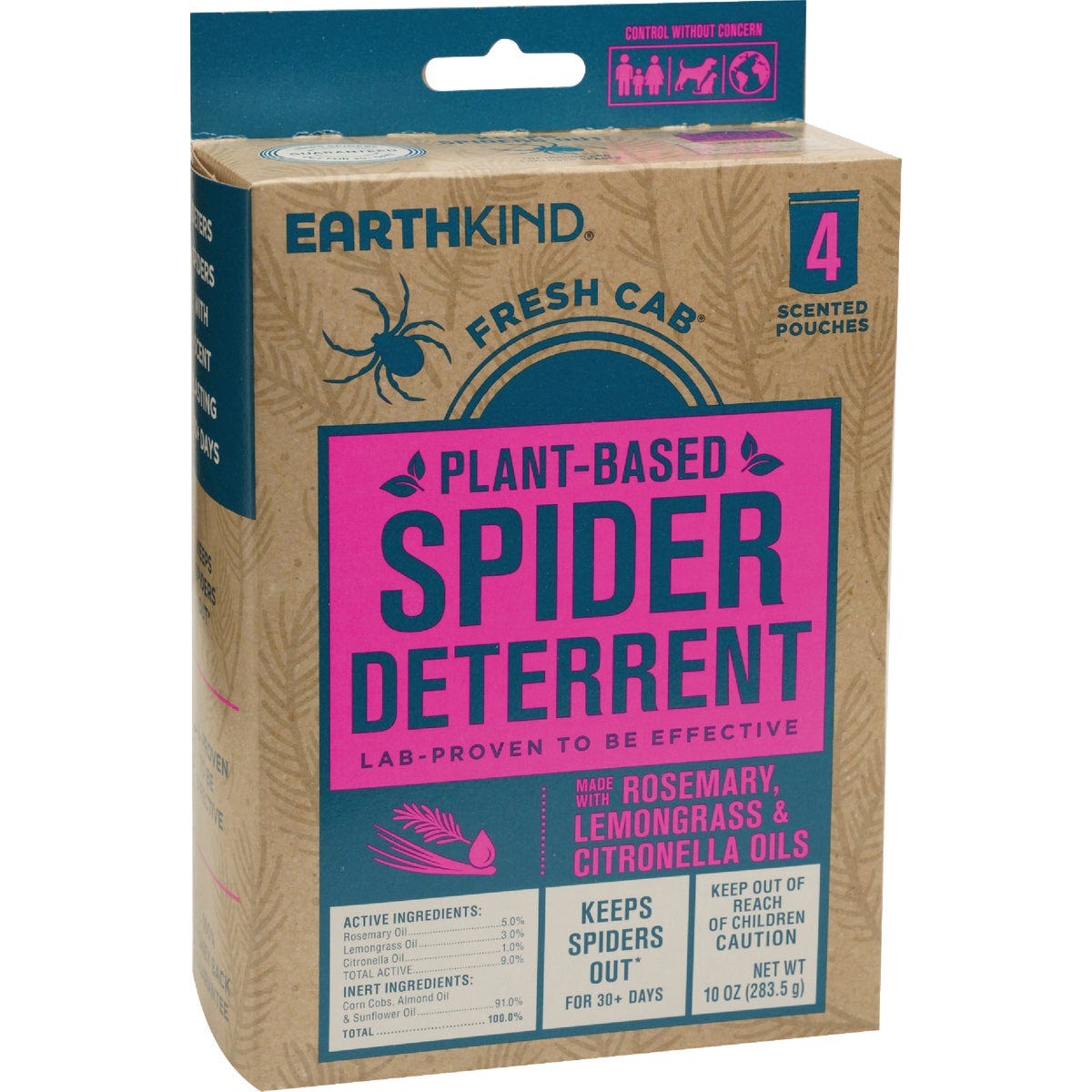 EarthKind Fresh Cab Spider Deterrent (4-Pack) - photo 2