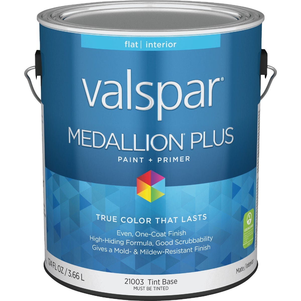Valspar Medallion Plus Premium Paint & Primer Flat Interior Paint, Tint Base, 1 Gal.