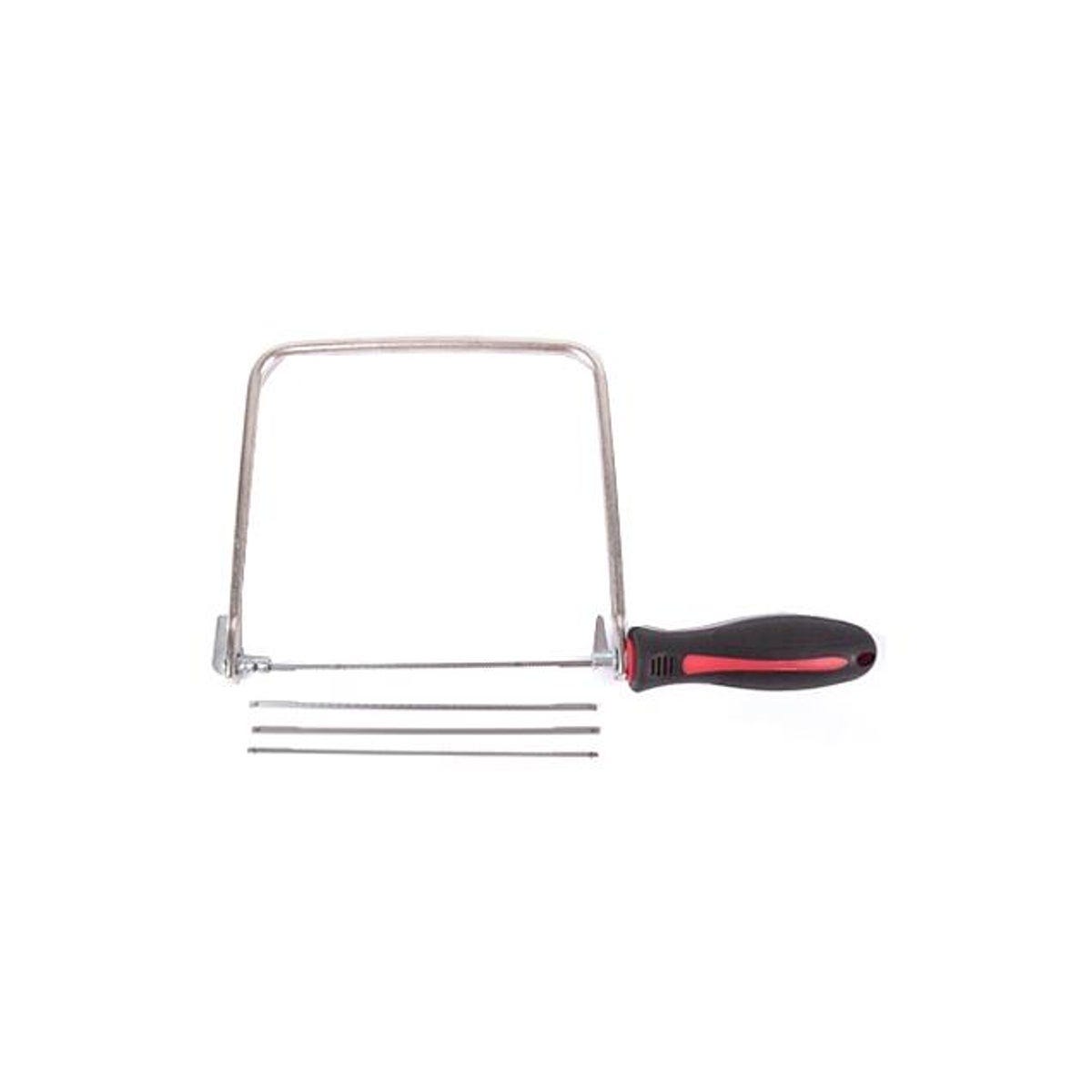 Master Mechanic 6 In. 20 TPI Coping Saw with Soft Grip Handle Master Mechanic 6 In. 20 TPI Coping Saw with Soft Grip Handle