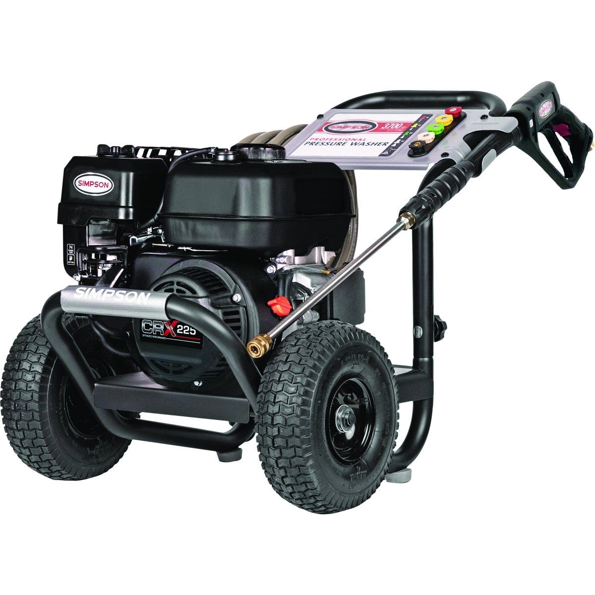 Simpson PowerShot 3700 psi 2.5 GPM CRX 225 with AAA Triplex Pump Cold Water Professional Gas Pressure Washer