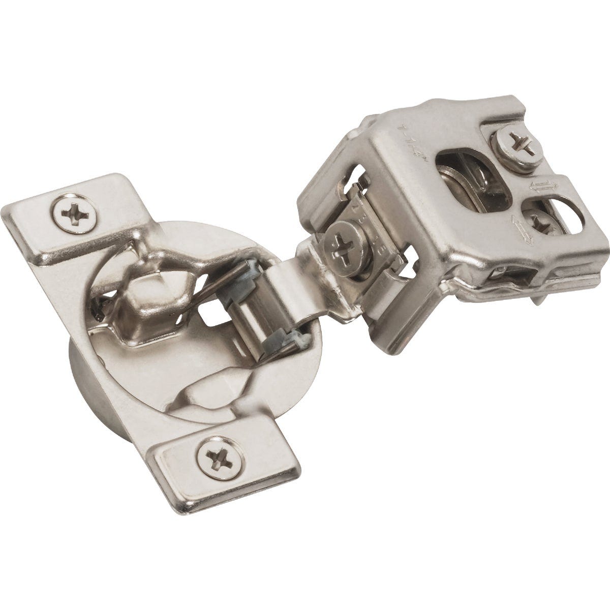 Amerock Matrix Nickel 1-1/4 In. European Self-Closing Concealed Hinge, (2-Pack)