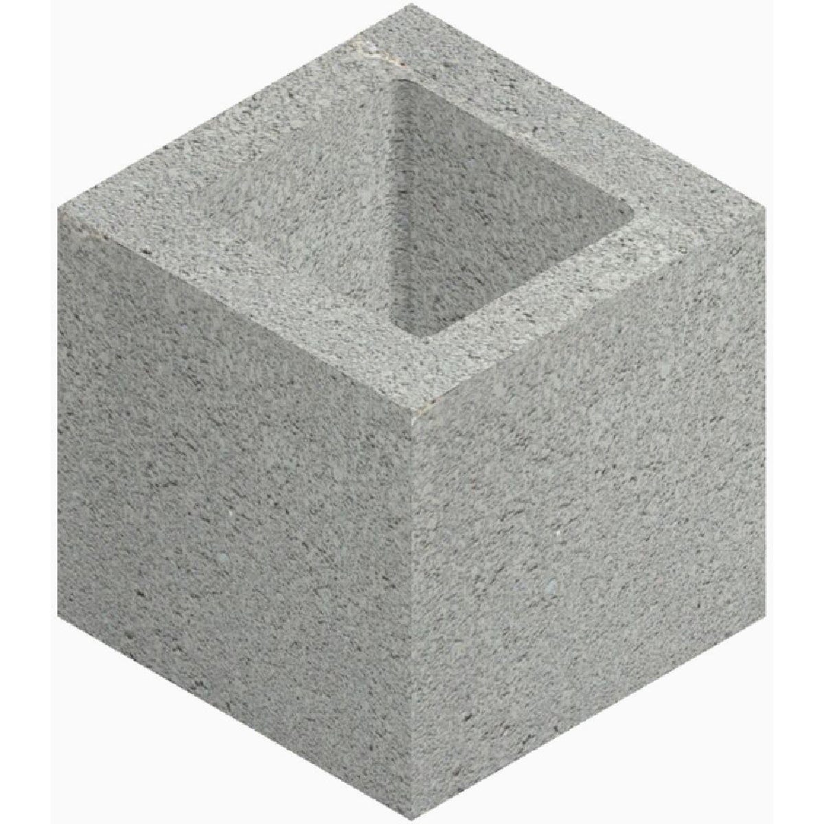 Sakrete 8 In. x 8 In. x 8 In. Half Concrete Block