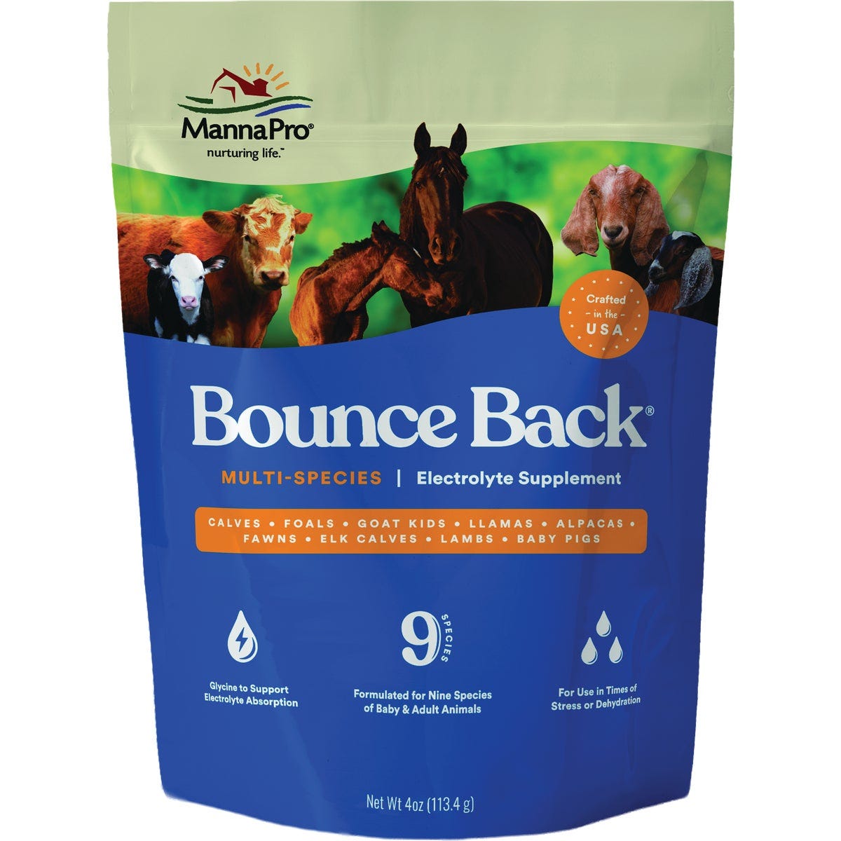 Manna Pro Bounce Back 4 Oz. Multi-Species Electrolyte Supplement - photo 2