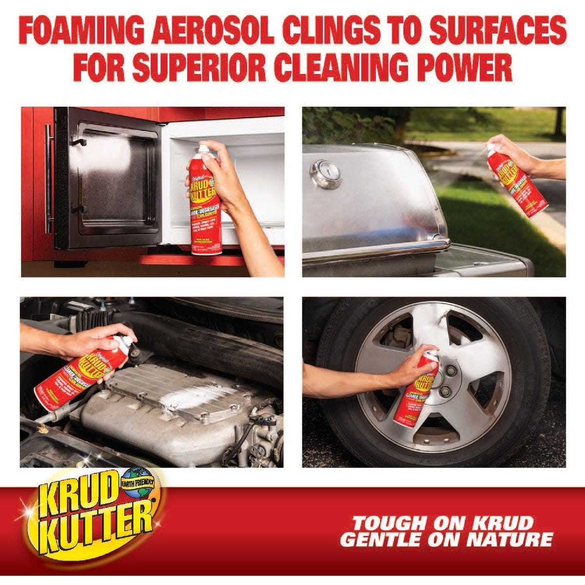 Krud Kutter 20 Oz. Original Concentrated Cleaner & Degreaser Stain Remover Aerosol - photo 6