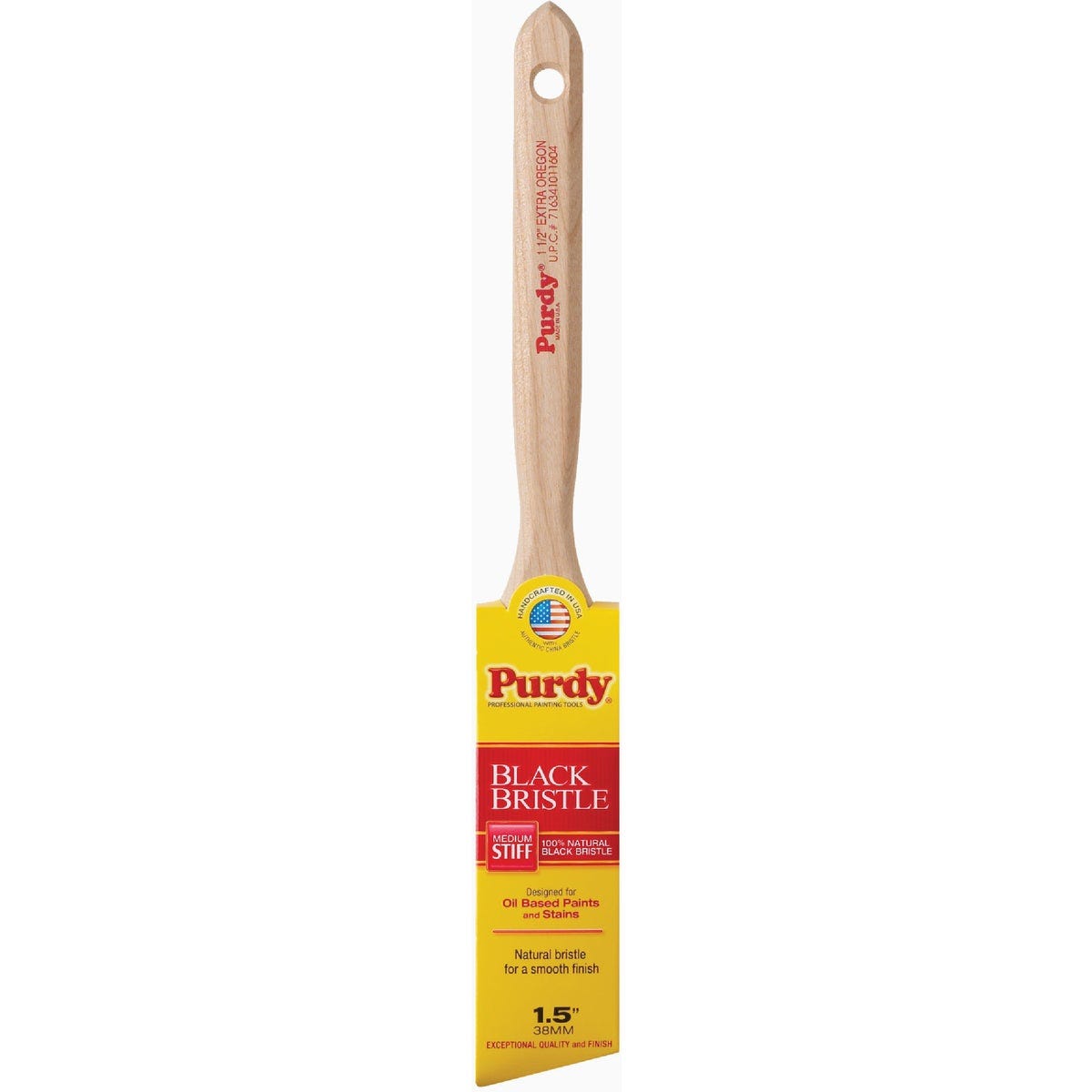 Purdy Black Bristle Extra Oregon Paint Brush, 1-1/2 in. Purdy Black Bristle Extra Oregon Paint Brush, 1-1/2 in.