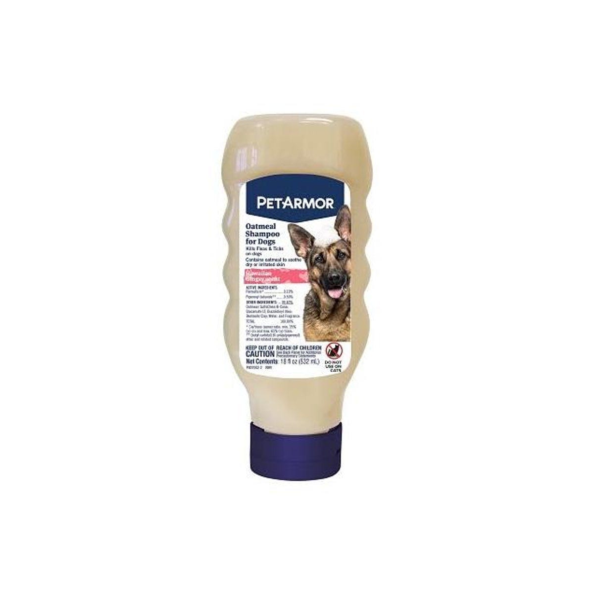 PetArmor 18 Oz. Hawaiian Ginger Scent Flea & Tick Protection Oatmeal Dog Shampoo PetArmor 18 Oz. Hawaiian Ginger Scent Flea & Tick Protection Oatmeal Dog Shampoo