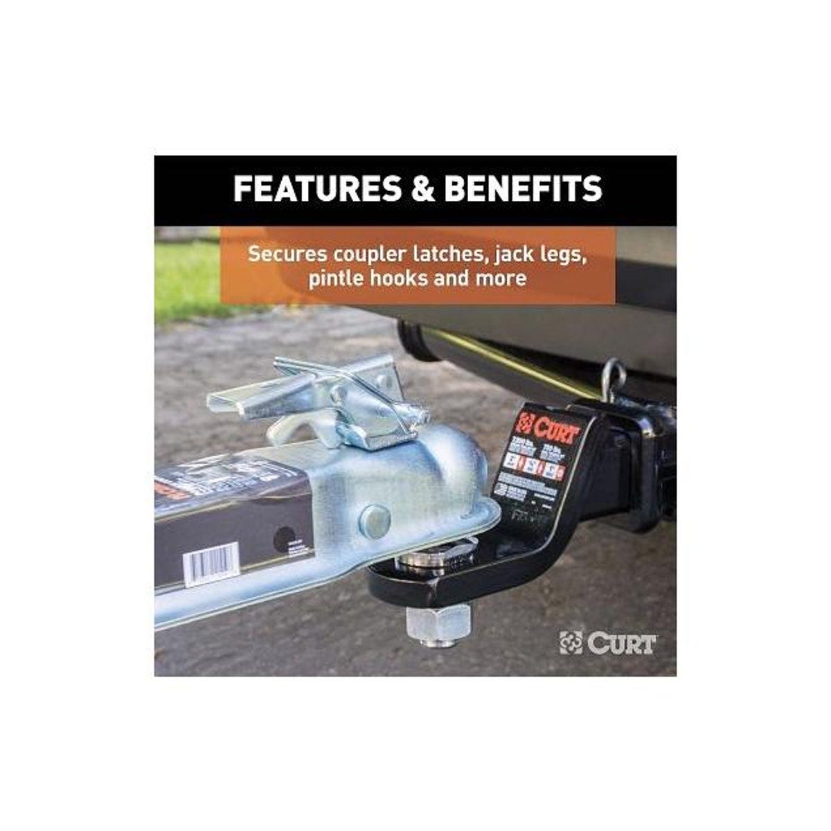 CURT 5/16 In. D. x 3 In. L. Safety Trailer Coupler Pin - photo 4 CURT 5/16 In. D. x 3 In. L. Safety Trailer Coupler Pin - photo 4