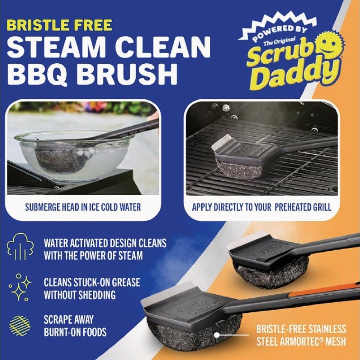 Scrub Daddy Steam Clean BBQ Brush - photo 2