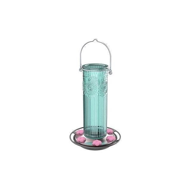 Nature's Way Antique Glass Gravity Hummingbird Feeder