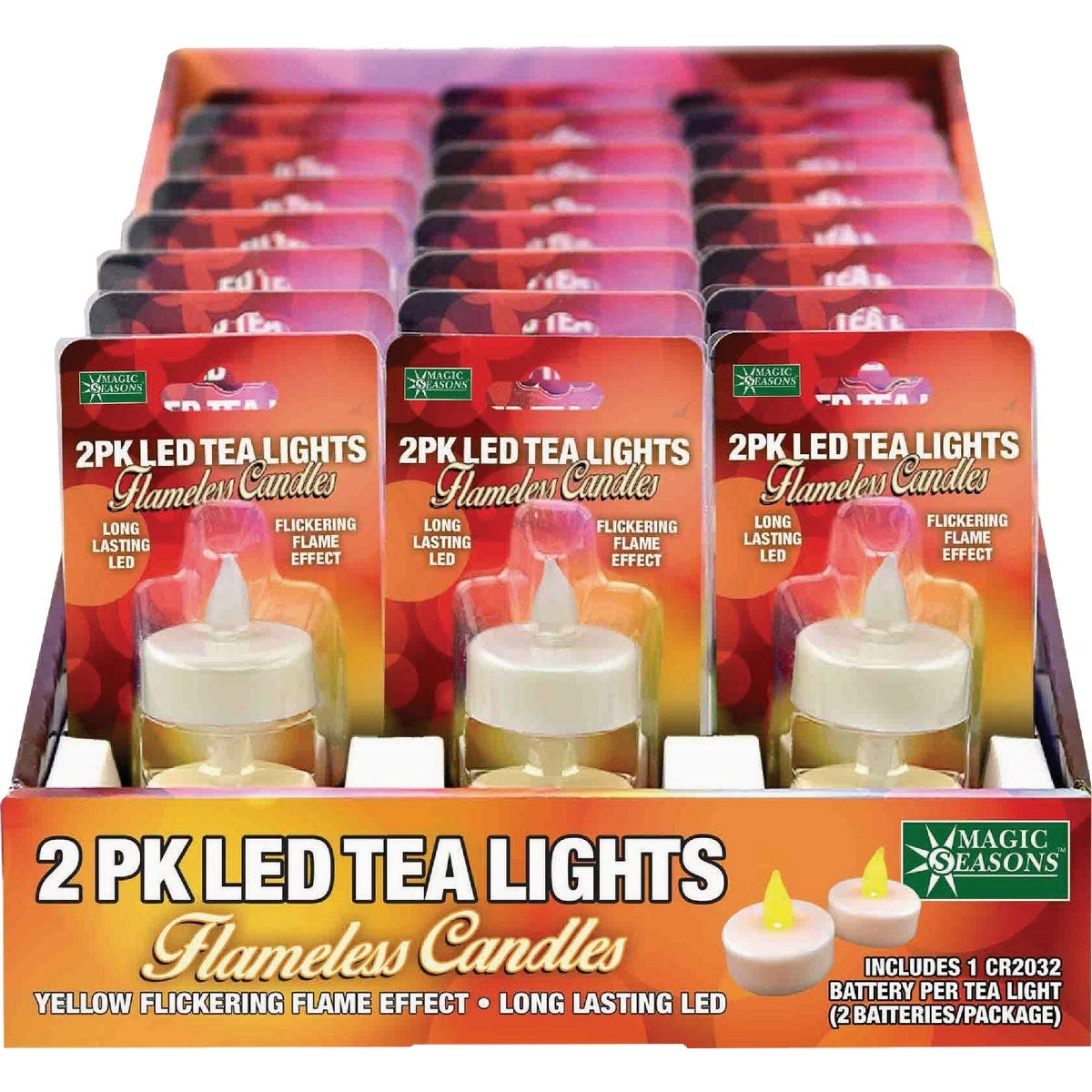 Magic Every Season LED Flicker Flame Effect Plastic Tea Light Candle (2-Pack) Magic Every Season LED Flicker Flame Effect Plastic Tea Light Candle (2-Pack)