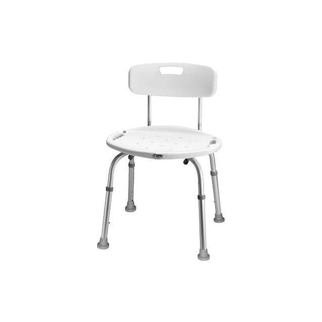 Carex Adjustable Bath & Shower Seat with Back