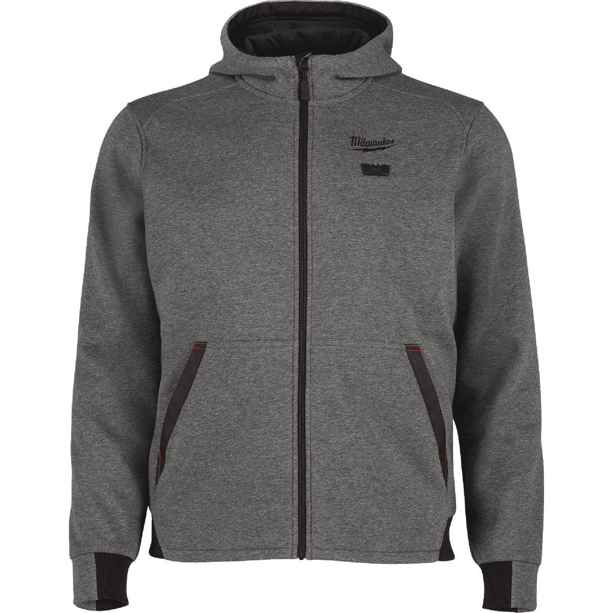 Milwaukee M12 Men's 2X Gray Full-Zip Heated Hoodie Kit Milwaukee M12 Men's 2X Gray Full-Zip Heated Hoodie Kit