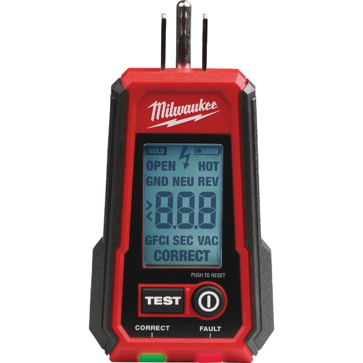 Milwaukee Digital GFCI Receptacle Tester Milwaukee Digital GFCI Receptacle Tester