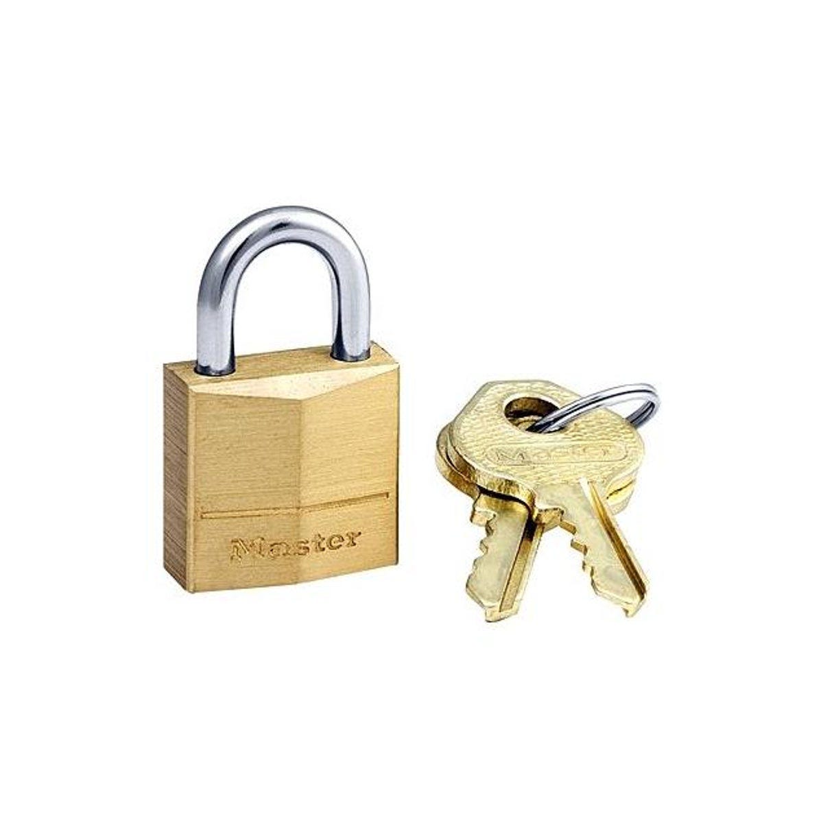 Master Lock 3/4 In. Solid-Brass Pin Tumbler Keyed Padlocks