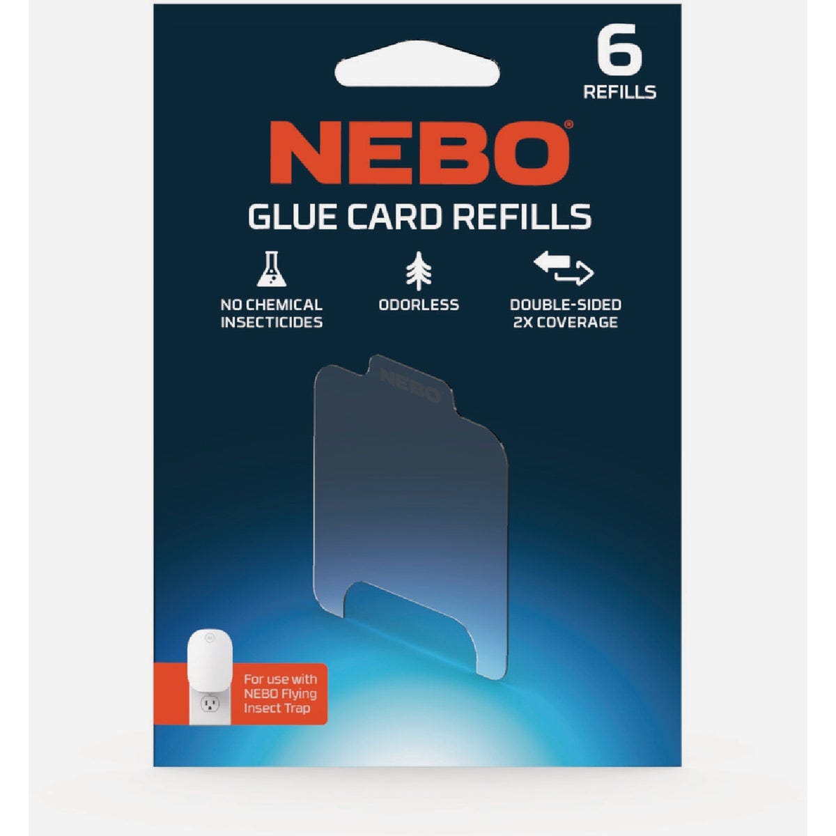 Nebo Flying Insect Trap Glue Card Refills (6-Pack) - photo 2