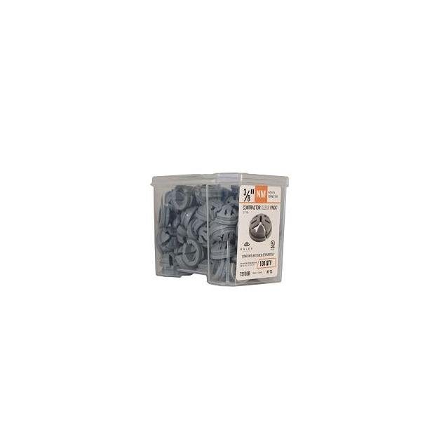 Halex 3/8 In. Non-Metallic Cable Push Connector (100-Pack) Halex 3/8 In. Non-Metallic Cable Push Connector (100-Pack)