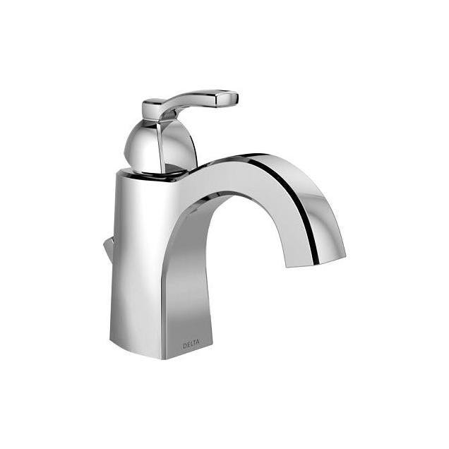 Delta Flynn Chrome Single-Handle 4 In. Centerset Bathroom Faucet Delta Flynn Chrome Single-Handle 4 In. Centerset Bathroom Faucet