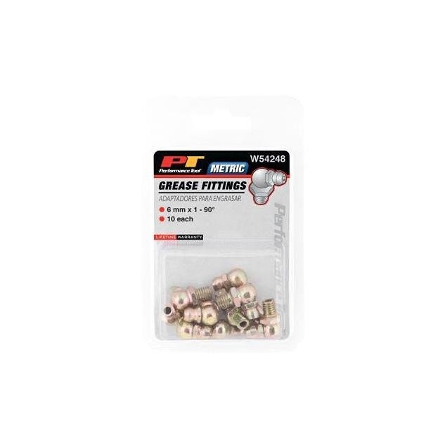 Performance Tool 6mm x 1 90-Degree Grease Fitting (10-Pack) - photo 3 Performance Tool 6mm x 1 90-Degree Grease Fitting (10-Pack) - photo 3