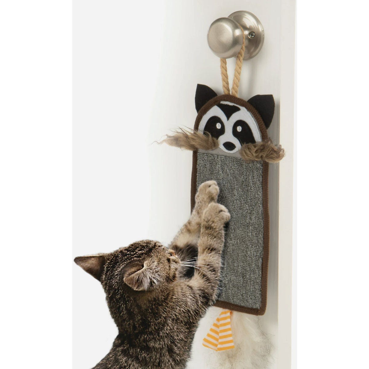 SmartyKat Rowdy Rascal Cat Scratcher & Plush Sound Cat Toy - photo 4
