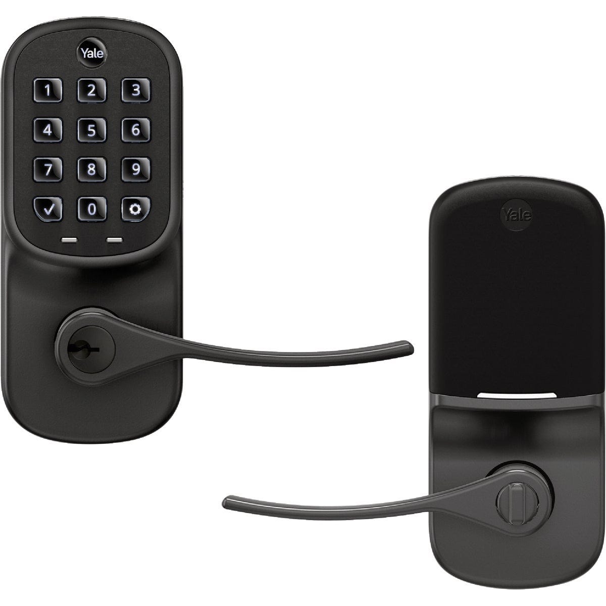 Yale Assure Lever Black Standalone Electronic Lock Keypad Deadbolt