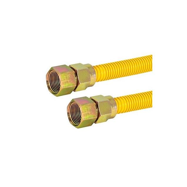 Eastman 5/8 In. OD x 24 In. Epoxy Coated Gas Connector
