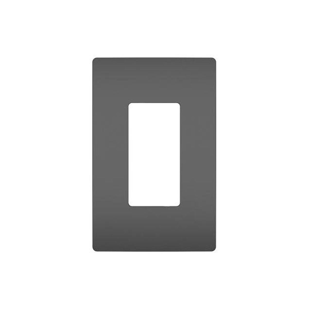 Radiant Black 1-Gang Screwless Wall Plate Radiant Black 1-Gang Screwless Wall Plate