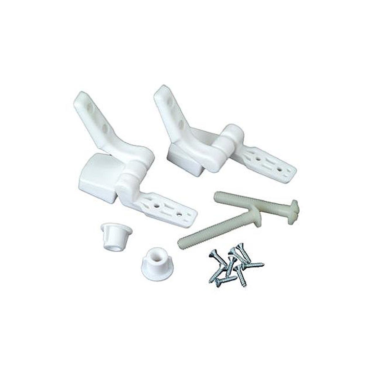 Master Plumber White Toilet Seat Hinge