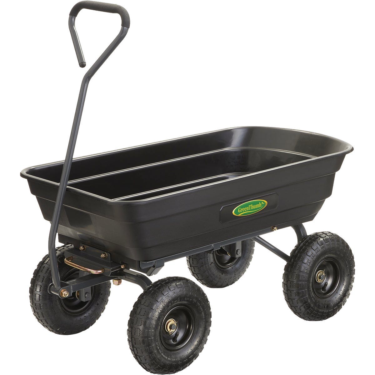 Green Thumb 4 Cu. Ft. Poly Dump Cart Green Thumb 4 Cu. Ft. Poly Dump Cart