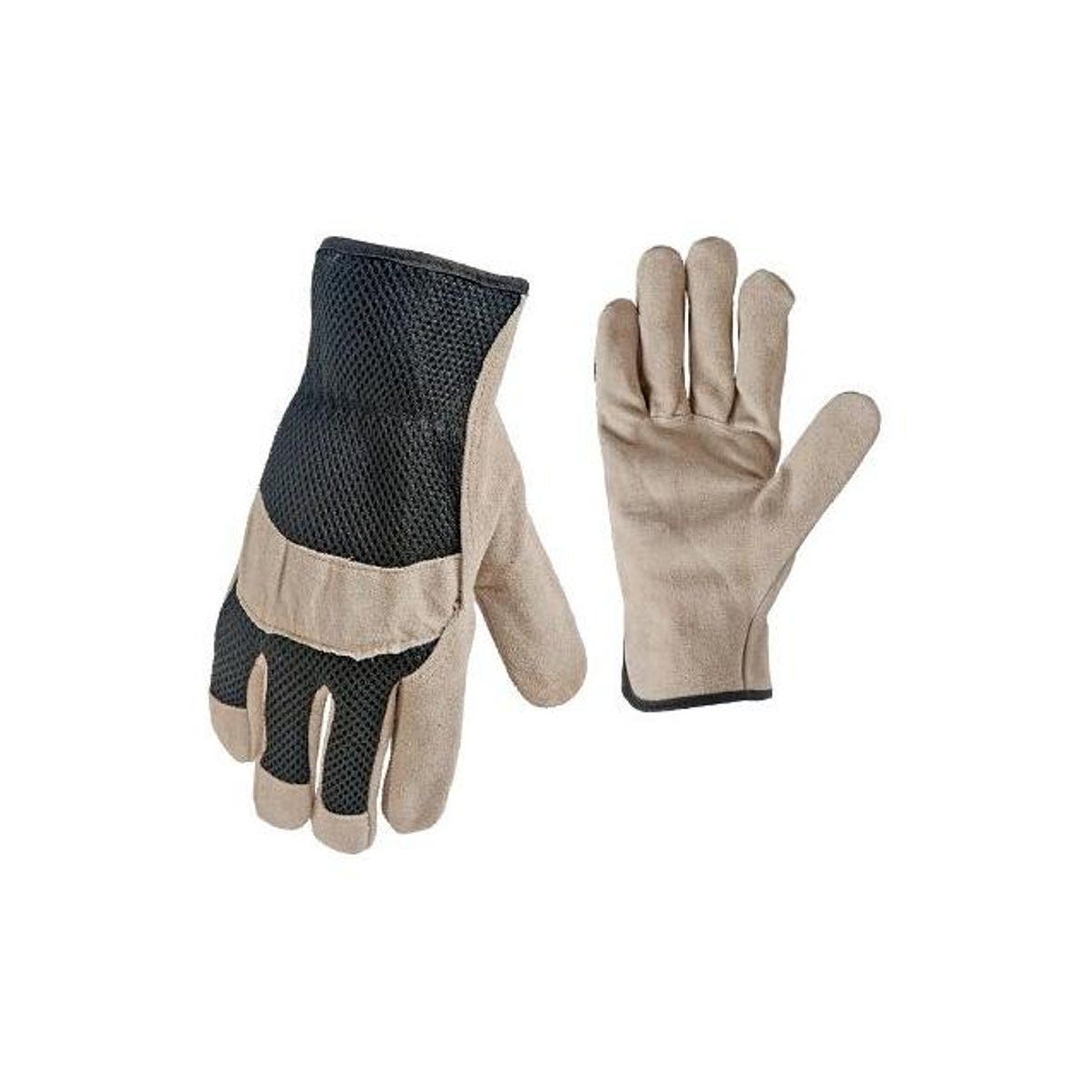 True Grip Men's XL Suede/Mesh Work Gloves