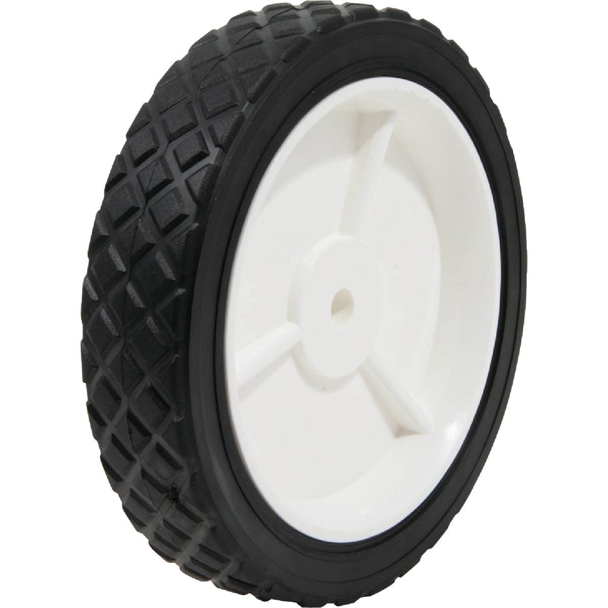 Arnold 8 In. Diamond Tread Offset Hub Wheel