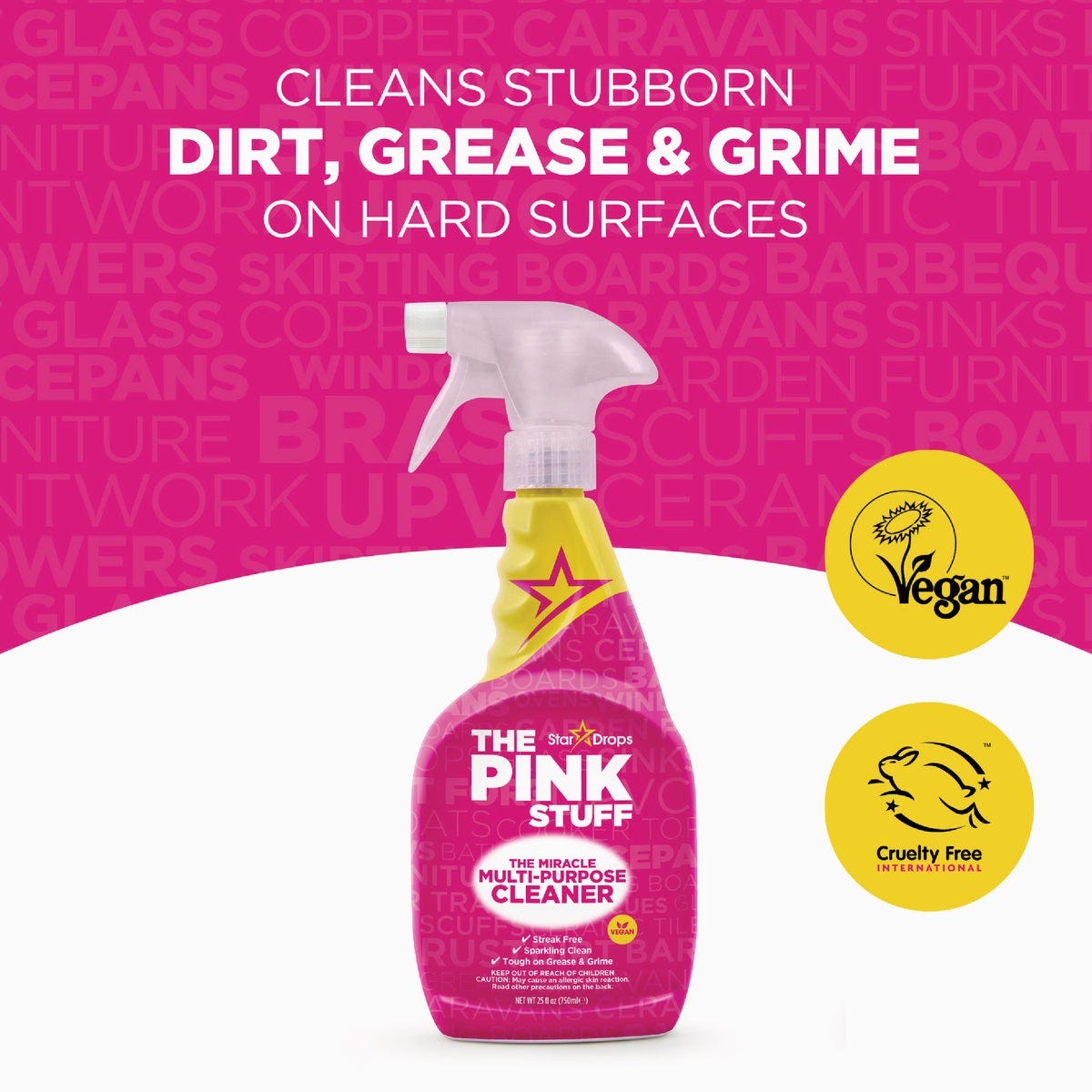 The Pink Stuff 25.4 Oz. Miracle Multi-Purpose Spray Cleaner - photo 4 The Pink Stuff 25.4 Oz. Miracle Multi-Purpose Spray Cleaner - photo 4