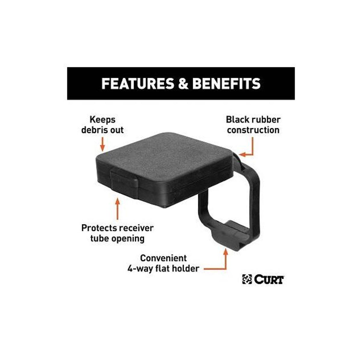 CURT 2 In. Rubber Hitch Tube Cover - photo 3 CURT 2 In. Rubber Hitch Tube Cover - photo 3