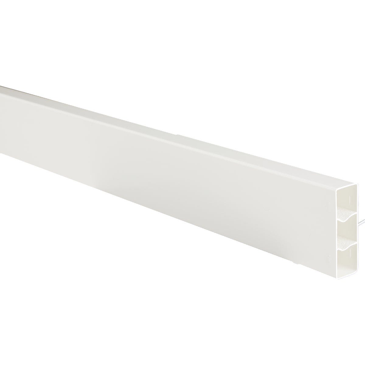 2 In. x 6 In. x 192 In. White Vinyl Fence Rail - photo 2 2 In. x 6 In. x 192 In. White Vinyl Fence Rail - photo 2