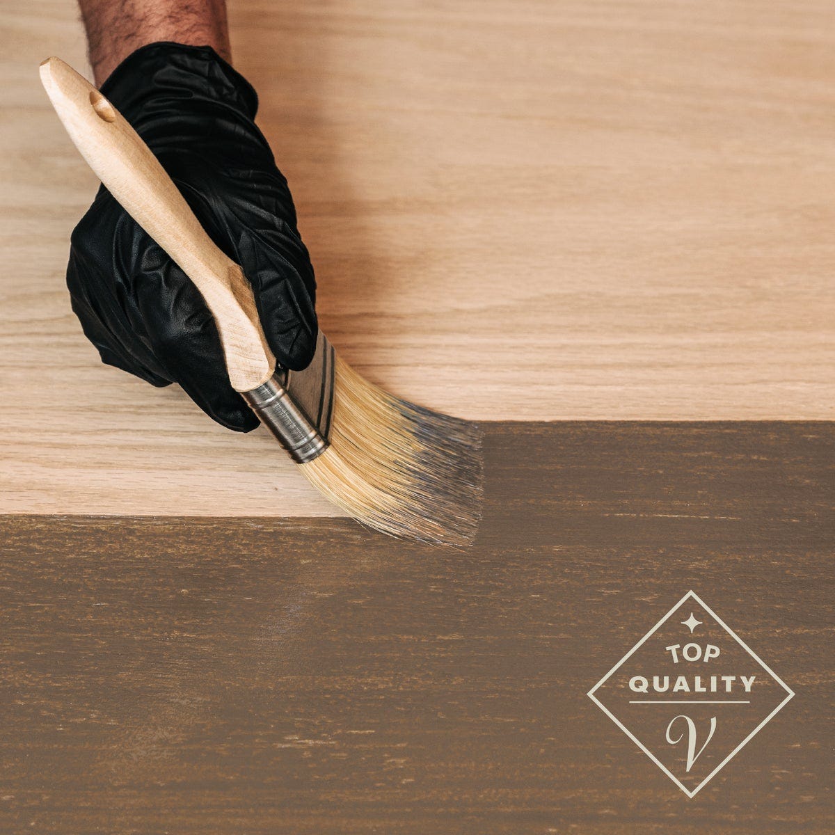 Varathane Fast Dry Carbon Gray Urethane Modified Alkyd Interior Wood Stain, 1/2 Pt. - photo 4